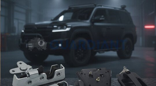 armored door lock & handle parts