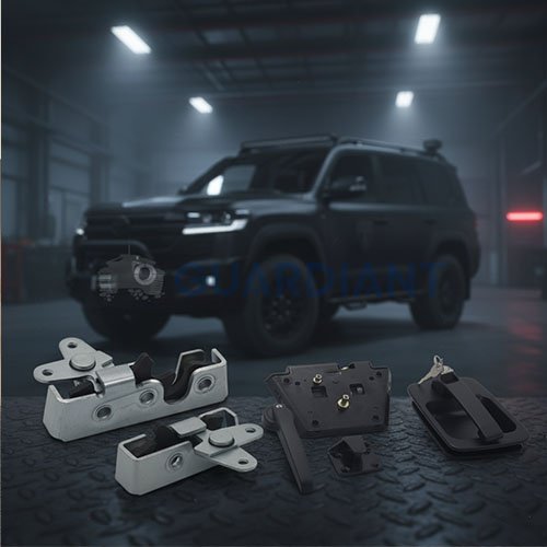armored door lock & handle parts